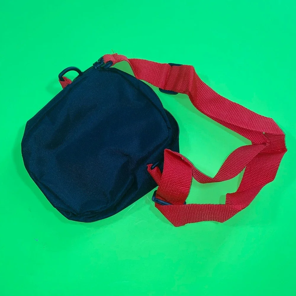 McDonalds Graphic Crossbody Bag Black Red Adjustable Strap Hit‎ Promo Messenger